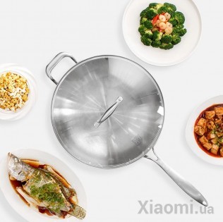 Сковорода вок Xiaomi Yi wu yi shi Wok 32 см 